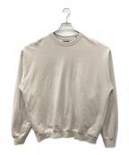 Y-3ワイスリー）の古着「BRUSHED TERRY FL CREW SWEAT SHIRT」｜ベージュ