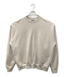 Y-3（ワイスリー）の古着「BRUSHED TERRY FL CREW SWEAT SHIRT」｜ベージュ