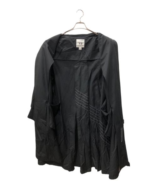 Y-3（ワイスリー）Y-3 (ワイスリー) W CH1 COAT - STRIPES ブラック サイズ:SIZE Mの古着・服飾アイテム
