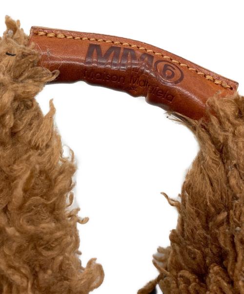 MM6 Maison Margiela（エムエムシックスメゾンマルジェラ）MM6 Maison Margiela (エムエムシックスメゾンマルジェラ) ボア ジャパニーズ ハンドバッグ ブラウンの古着・服飾アイテム