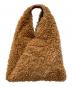MM6 Maison Margiela (エムエムシックスメゾンマルジェラ) ボア ジャパニーズ ハンドバッグ ブラウン：15000円