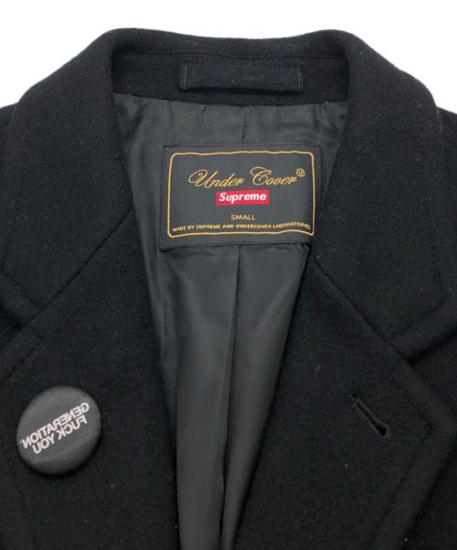 SUPREME（シュプリーム）SUPREME (シュプリーム) UNDERCOVER (アンダーカバー) Wool Overcoat ブラック サイズ:SIZE Sの古着・服飾アイテム