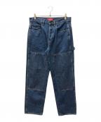 SUPREMEシュプリーム）の古着「Diamond Stitch Carpenter Jeans」｜ブルー