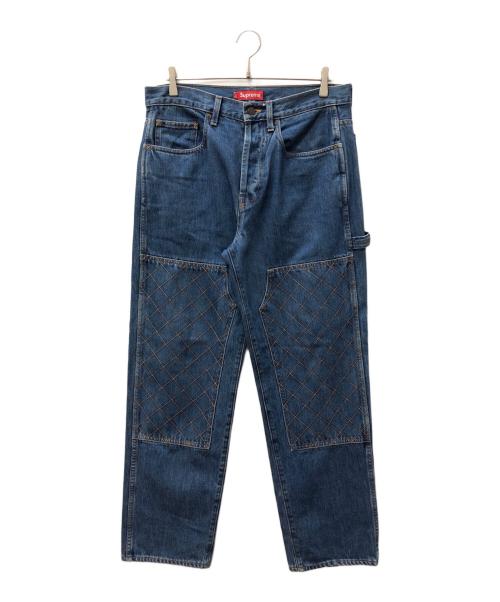 SUPREME（シュプリーム）SUPREME (シュプリーム) Diamond Stitch Carpenter Jeans ブルー サイズ:SIZE 32の古着・服飾アイテム