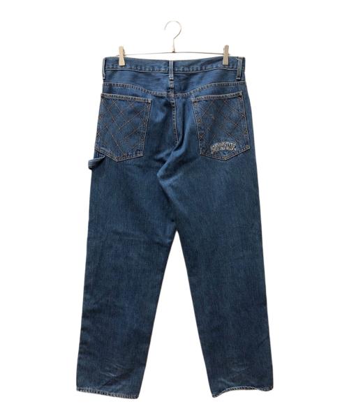 SUPREME（シュプリーム）SUPREME (シュプリーム) Diamond Stitch Carpenter Jeans ブルー サイズ:SIZE 32の古着・服飾アイテム