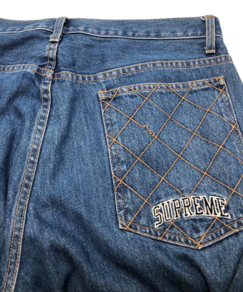 SUPREME（シュプリーム）SUPREME (シュプリーム) Diamond Stitch Carpenter Jeans ブルー サイズ:SIZE 32の古着・服飾アイテム