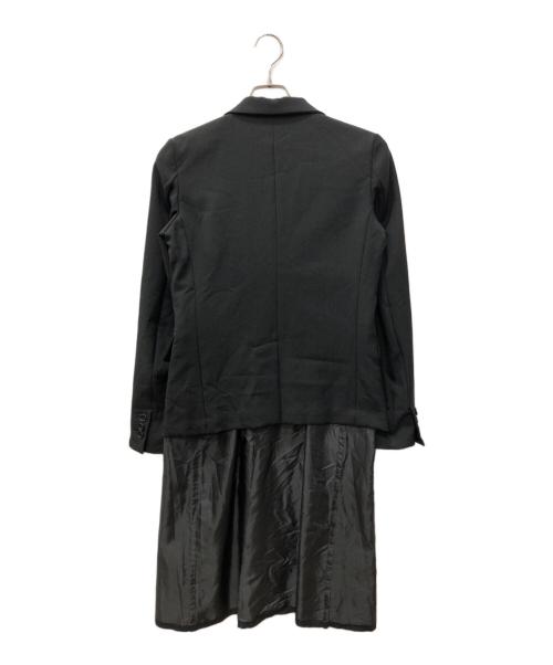 BLACK COMME des GARCONS（ブラックコムデギャルソン）BLACK COMME des GARCONS (ブラックコムデギャルソン) ドッキング3Bジャケット ブラック サイズ:SIZE XSの古着・服飾アイテム