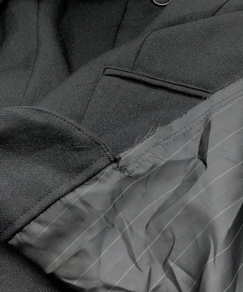 BLACK COMME des GARCONS（ブラックコムデギャルソン）BLACK COMME des GARCONS (ブラックコムデギャルソン) ドッキング3Bジャケット ブラック サイズ:SIZE XSの古着・服飾アイテム
