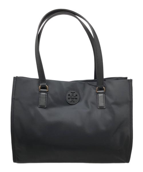 TORY BURCH（トリーバーチ）TORY BURCH (トリーバーチ) エラ ナイロン スモールトート ブラック サイズ:下記参照の古着・服飾アイテム