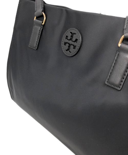 TORY BURCH（トリーバーチ）TORY BURCH (トリーバーチ) エラ ナイロン スモールトート ブラック サイズ:下記参照の古着・服飾アイテム