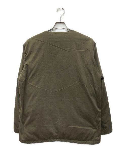 NANGA（ナンガ）NANGA (ナンガ) HINOC RIPSTOP INNER DOWN CARDIGAN グリーン サイズ:SIZE Lの古着・服飾アイテム