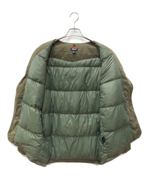 NANGA（ナンガ）NANGA (ナンガ) HINOC RIPSTOP INNER DOWN CARDIGAN グリーン サイズ:SIZE Lの古着・服飾アイテム