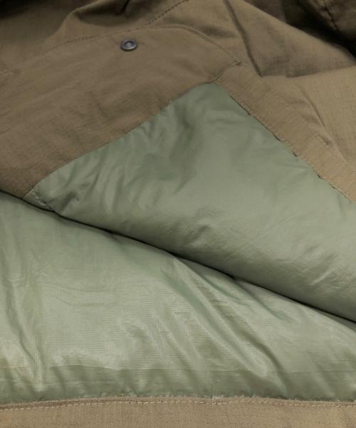 NANGA（ナンガ）NANGA (ナンガ) HINOC RIPSTOP INNER DOWN CARDIGAN グリーン サイズ:SIZE Lの古着・服飾アイテム