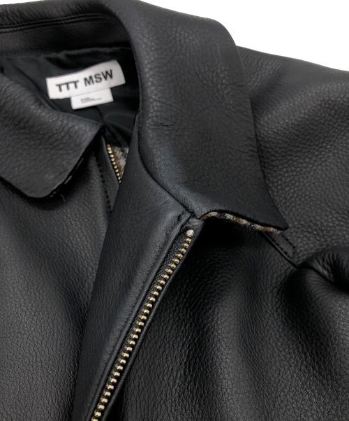 TTT MSW（ティー）TTT MSW (ティー) レザージャケット ブラック サイズ:SIZE Mの古着・服飾アイテム