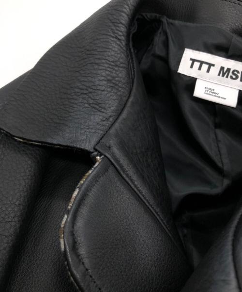 TTT MSW（ティー）TTT MSW (ティー) レザージャケット ブラック サイズ:SIZE Mの古着・服飾アイテム