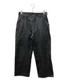 JOURNAL STANDARD relume×skookum（ジャーナルスタンダード レリューム×スクーカム）の古着「ゴートレザー ペインターパンツ」｜ブラック