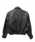 JOURNAL STANDARD relume (ジャーナルスタンダード レリューム) シープ レザー ウォッシュド ジップ ブルゾン ブラック サイズ:SIZE M：25000円