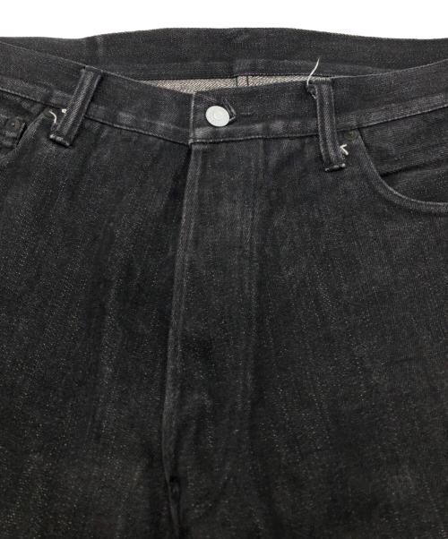 EVISU（エヴィス）EVISU (エヴィス) バックポケットカモメプリントデニムパンツ ブラック サイズ:SIZE W36の古着・服飾アイテム