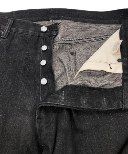 EVISU（エヴィス）EVISU (エヴィス) バックポケットカモメプリントデニムパンツ ブラック サイズ:SIZE W36の古着・服飾アイテム