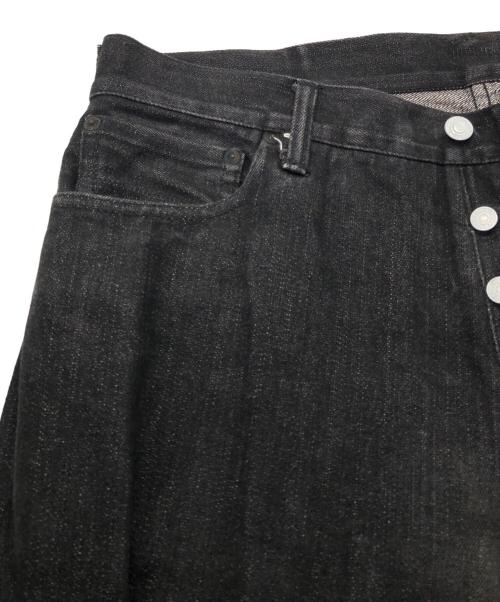 EVISU（エヴィス）EVISU (エヴィス) バックポケットカモメプリントデニムパンツ ブラック サイズ:SIZE W36の古着・服飾アイテム