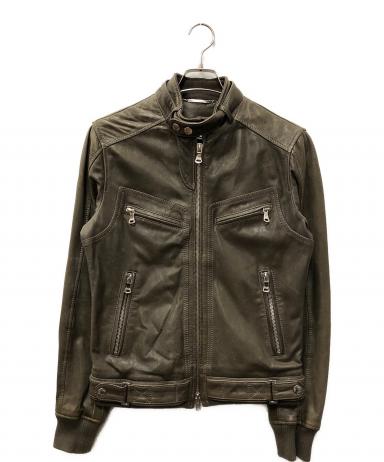 中古・古着通販】DOLCE & GABBANA (ドルチェ＆ガッバーナ) ラムレザー