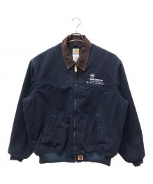 CarHartt（カーハート）の古着「企業ロゴサンタフェジャケット」｜ネイビー(ミッドナイト)