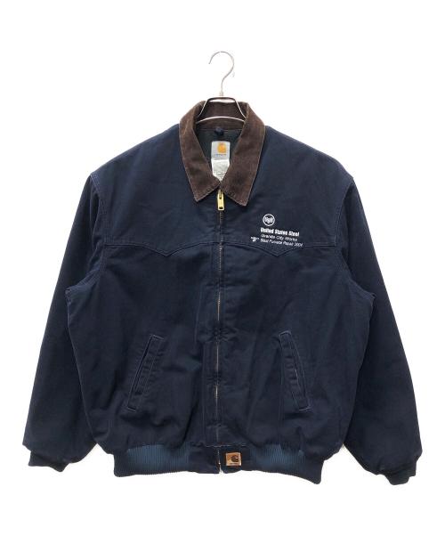 CarHartt（カーハート）CarHartt (カーハート) 企業ロゴサンタフェジャケット ネイビー(ミッドナイト) サイズ:SIZE 2XLの古着・服飾アイテム