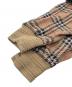 中古・古着 BURBERRY (バーバリー) チェック コットンブレンド ジップアップフーディー ベージュ サイズ:SIZE L：45000円