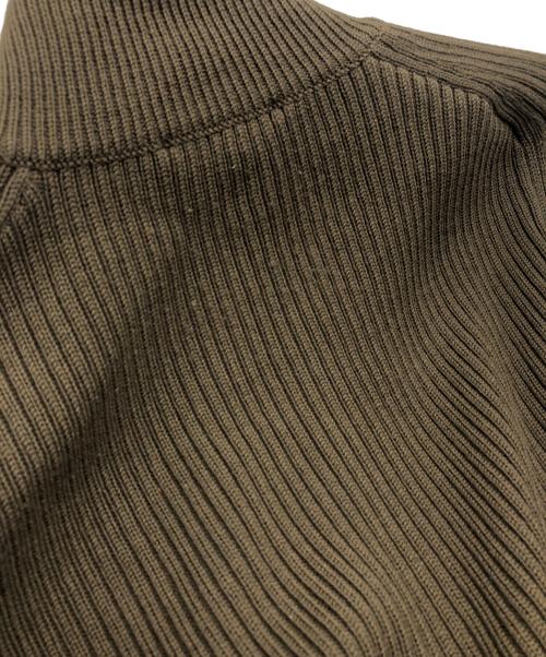 GUCCI（グッチ）GUCCI (グッチ) ジップアップニット カーキ サイズ:SIZE Lの古着・服飾アイテム