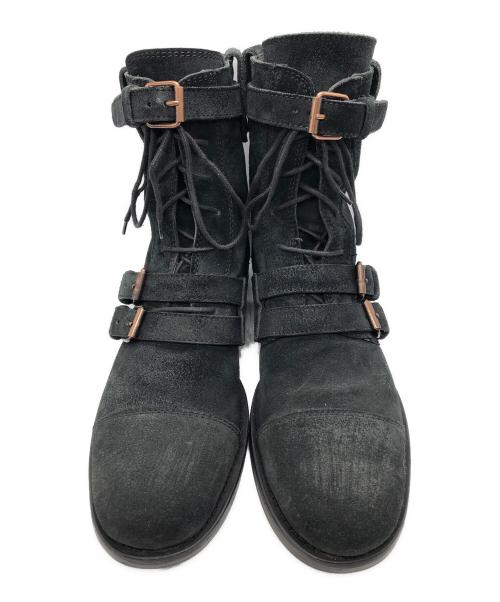 DOLCE & GABBANA（ドルチェ＆ガッバーナ）DOLCE & GABBANA (ドルチェ＆ガッバーナ) コンバットブーツ ブラック サイズ:SIZE 7の古着・服飾アイテム