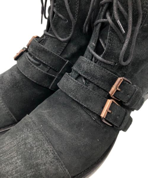 DOLCE & GABBANA（ドルチェ＆ガッバーナ）DOLCE & GABBANA (ドルチェ＆ガッバーナ) コンバットブーツ ブラック サイズ:SIZE 7の古着・服飾アイテム