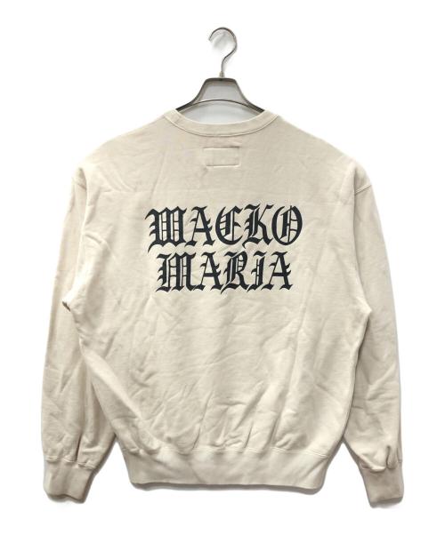 WACKO MARIA（ワコマリア）WACKO MARIA (ワコマリア) DEATH ROW RECORDS / HEAVY WEIGHT CREW NECK SWEAT SHIRT アイボリー サイズ:SIZE XLの古着・服飾アイテム