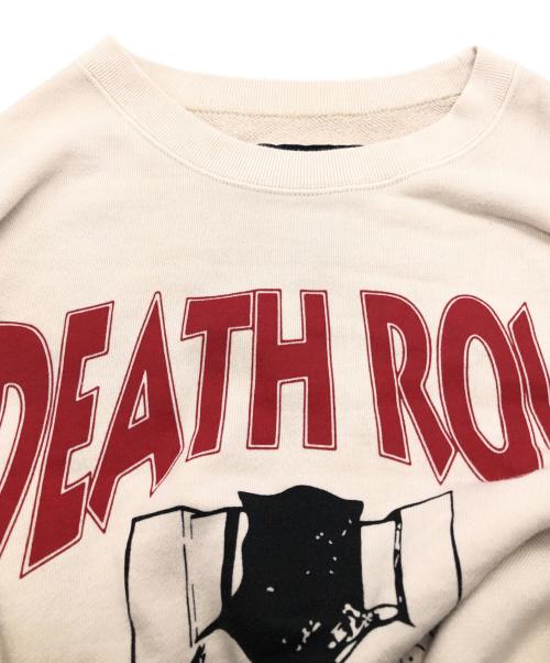 WACKO MARIA（ワコマリア）WACKO MARIA (ワコマリア) DEATH ROW RECORDS / HEAVY WEIGHT CREW NECK SWEAT SHIRT アイボリー サイズ:SIZE XLの古着・服飾アイテム