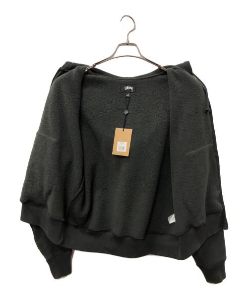 stussy（ステューシー）stussy (ステューシー) EST Printed full zip hoodie ブラック サイズ:SIZE Sの古着・服飾アイテム