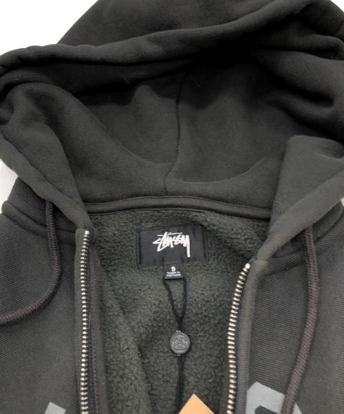 stussy（ステューシー）stussy (ステューシー) EST Printed full zip hoodie ブラック サイズ:SIZE Sの古着・服飾アイテム