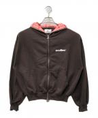 scuffersスカッファー）の古着「Gothic Brown Zipper ジップパーカー」｜ブラウン