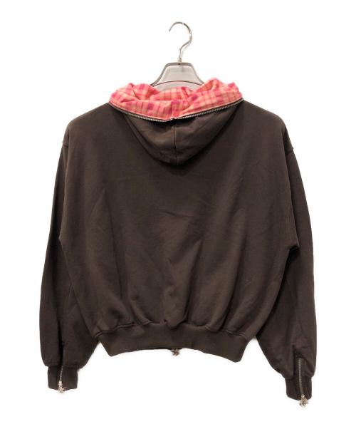 scuffers（スカッファー）scuffers (スカッファー) Gothic Brown Zipper ジップパーカー ブラウン サイズ:SIZE Sの古着・服飾アイテム