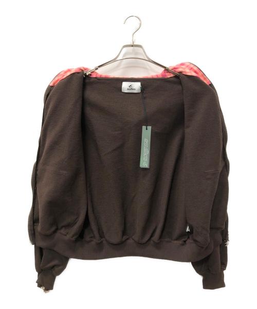 scuffers（スカッファー）scuffers (スカッファー) Gothic Brown Zipper ジップパーカー ブラウン サイズ:SIZE Sの古着・服飾アイテム