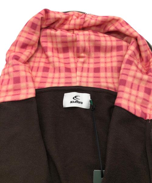 scuffers（スカッファー）scuffers (スカッファー) Gothic Brown Zipper ジップパーカー ブラウン サイズ:SIZE Sの古着・服飾アイテム