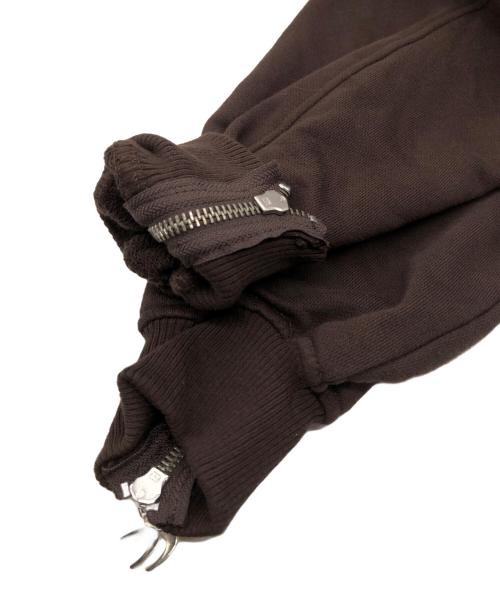 scuffers（スカッファー）scuffers (スカッファー) Gothic Brown Zipper ジップパーカー ブラウン サイズ:SIZE Sの古着・服飾アイテム