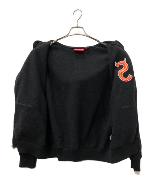 SUPREME（シュプリーム）SUPREME (シュプリーム) Devil S Logo Zip Up Hooded Sweatshirt ブラック サイズ:SIZE Sの古着・服飾アイテム