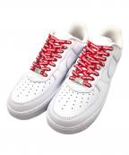 NIKE×SUPREMEナイキ×シュプリーム）の古着「AIR FORCE 1 LOW / SUPREME」｜ホワイト×レッド