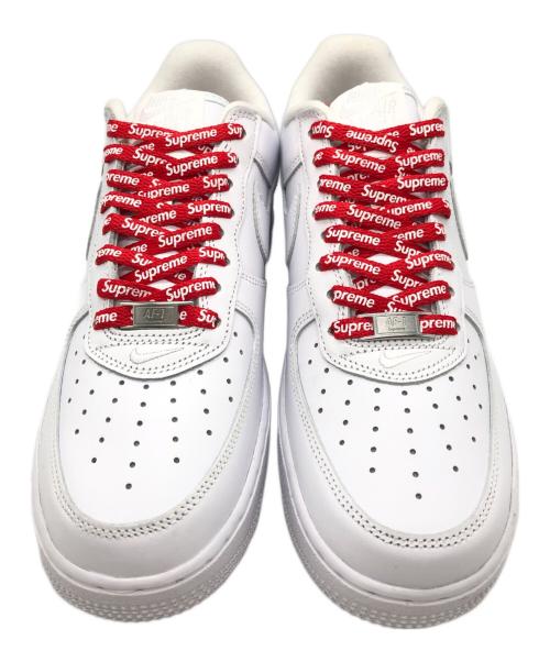 NIKE（ナイキ）NIKE (ナイキ) SUPREME (シュプリーム) AIR FORCE 1 LOW / SUPREME ホワイト×レッド サイズ:26cmの古着・服飾アイテム