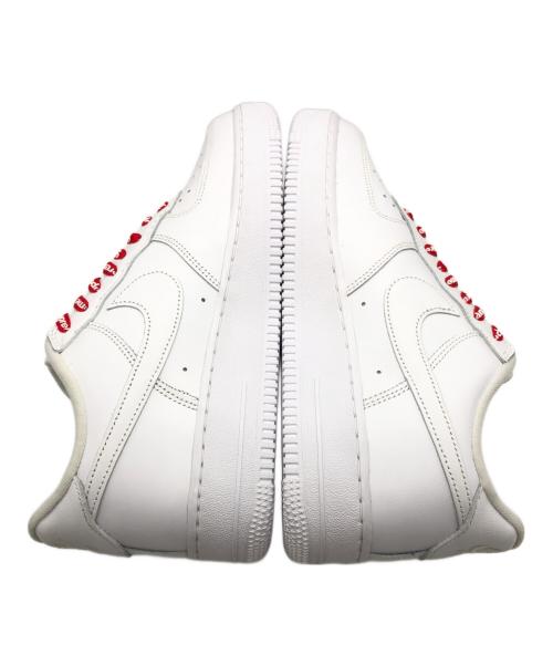 NIKE（ナイキ）NIKE (ナイキ) SUPREME (シュプリーム) AIR FORCE 1 LOW / SUPREME ホワイト×レッド サイズ:26cmの古着・服飾アイテム