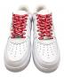 NIKE (ナイキ) SUPREME (シュプリーム) AIR FORCE 1 LOW / SUPREME ホワイト×レッド サイズ:26cm：16000円