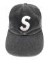 SUPREME (シュプリーム) Pigment Coated S Logo 6-Panel キャップ ブラック：12000円