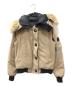 CANADA GOOSE（カナダグース）の古着「LABRADOR BOMBER ダウンジャケット」｜ベージュ