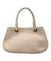 BOTTEGA VENETA (ボッテガベネタ) イントレチャートサッチェルバッグ ベージュ：80000円