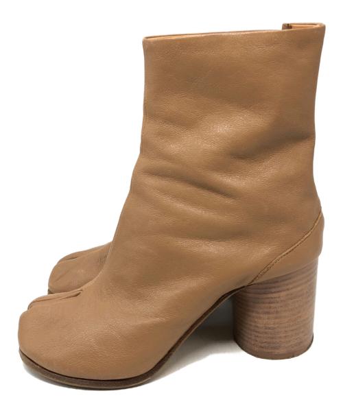 Maison Margiela（メゾンマルジェラ）Maison Margiela (メゾンマルジェラ) 7cmヒール 足袋ブーツ ベージュ サイズ:36の古着・服飾アイテム