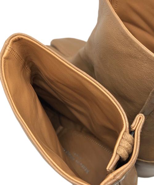 Maison Margiela（メゾンマルジェラ）Maison Margiela (メゾンマルジェラ) 7cmヒール 足袋ブーツ ベージュ サイズ:36の古着・服飾アイテム